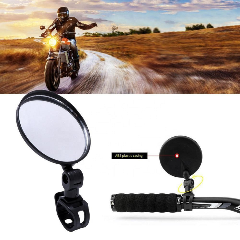 Велосипедное зеркало заднего вида DX-002, круглое 8 см, 360°, поворотное на руль Киев - изображение 5