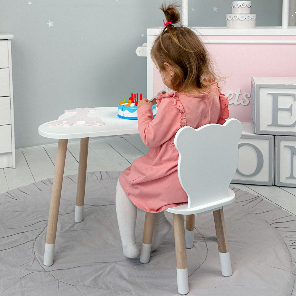 Детский столик и стульчик для занятий и игр, детские столы и стулья для детского сада Стол тучка и стульчик Киев - изображение 10