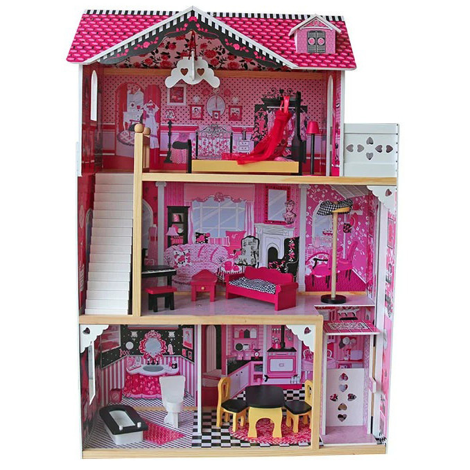 Великий ігровий ляльковий будиночок AVKO Вілла Барселона з ліфтом Київ - фото 2