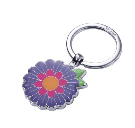 Брелок Troika Flora, фиолетовый Ровно