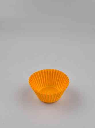 Тартолітка для кексів 3Б кругла жовтогаряча D30 H24 (100 шт.) (1 уп.) Харків