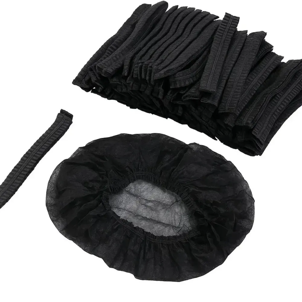 Шапочки медичні CEROS 10 г 21 Блакитні 100 шт./пач. Чорний Київ - фото 1