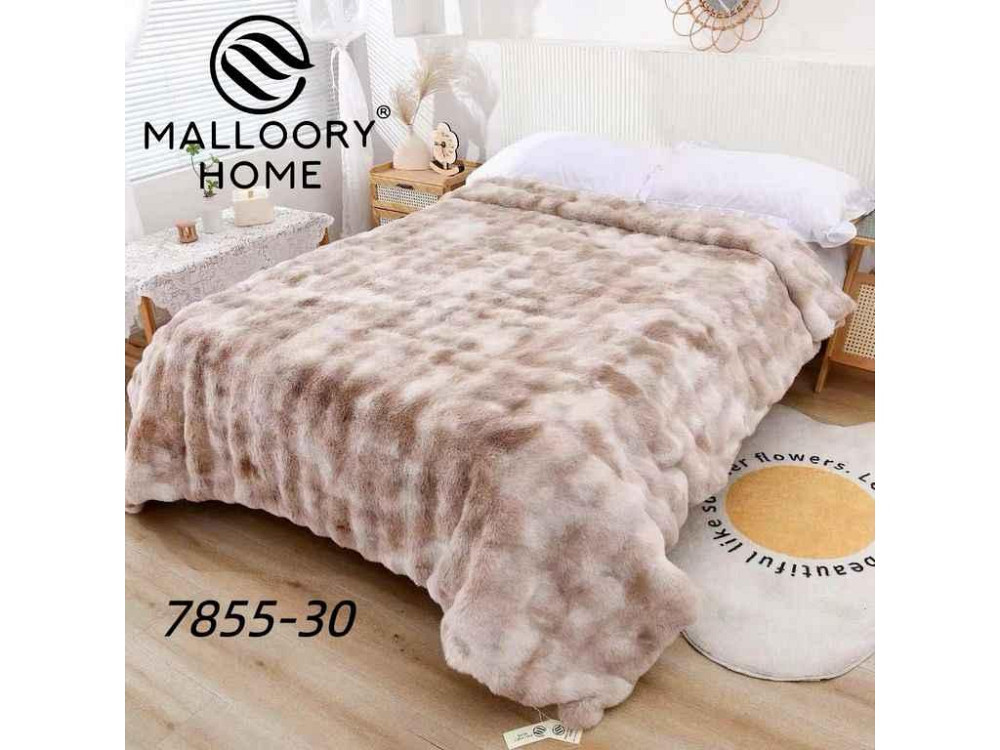Плед 200*230 шиншилла арт.7855 бежевый ТМ MALLORY HOME Киев - изображение 1