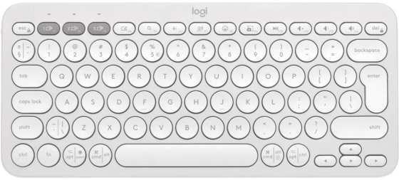 Клавіатура Logitech K380s Pebble Keys 2 Tonal White (6915630) Київ