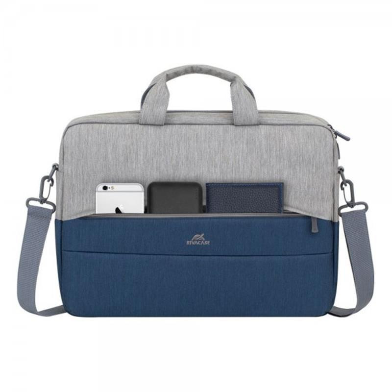 Сумка Rivacase 7532 15.6" Grey/Dark Blue Сірий Харків - фото 12