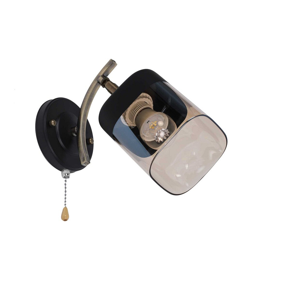 SIRIUS Бра настінне Sirius B N3878/1W AB+BK Коломыя - изображение 1