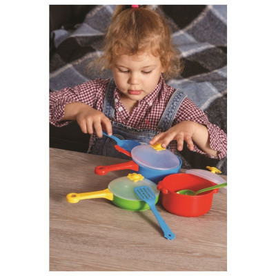 Игровой набор Tigres набор посуды столовой Ромашка 10 элементов стандарт (39142) Винница - изображение 3