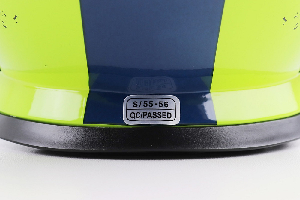 Шолом кросовий/ендуро/АТV зі склом BLD-819-7 S (55-56см), ЧОРНИЙ/ЖОВТО-ПОМАРАНЧЕВИЙ Киев - изображение 7