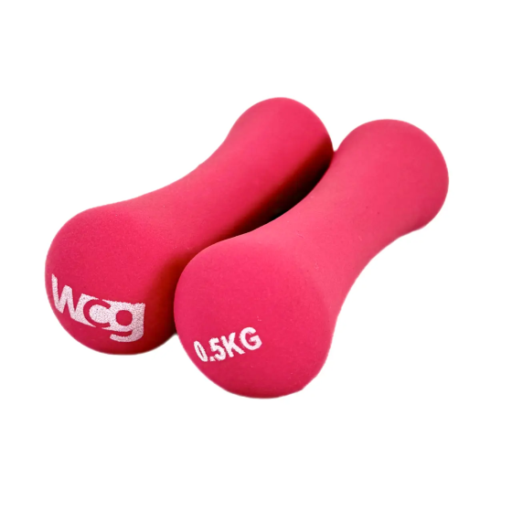 Гантелі неопронові для фітнесу 2 по 0.5 кг Гантелі, гирі, штанги та диски Київ