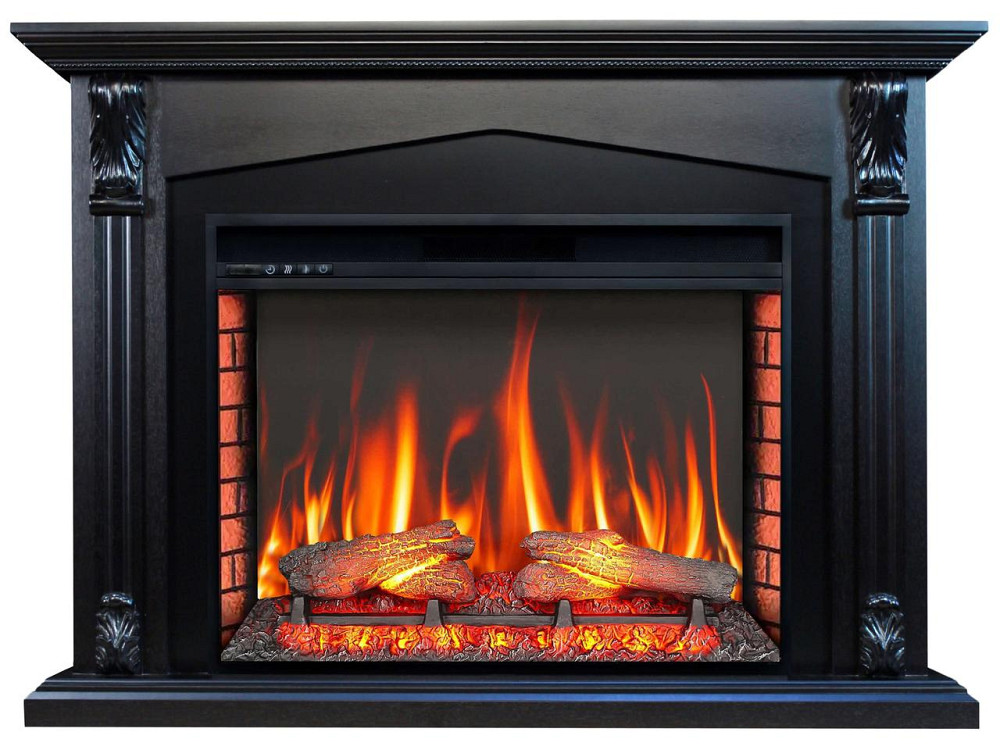 Камінокомплект ArtiFlame Praga AF33 венге з обігрівом і звуком горіння вогню Львів - фото 1