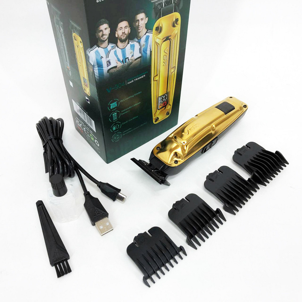 Машинка для точної стрижки бороди і волосся VGR V-904, Тример з регульованою довжиною VK-63 Львів - фото 3