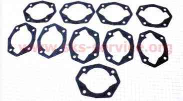 Прокладка циліндра мотоцикл ВОСХОД (10 шт.) Мукачево