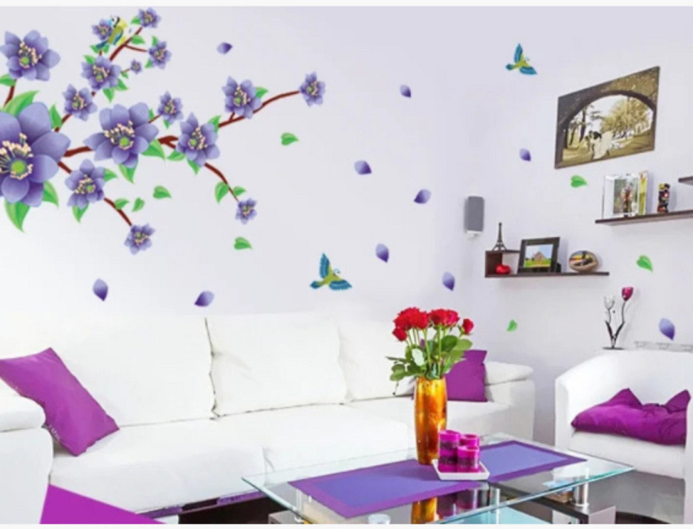 Наклейка для декору стін Квітуча гілка Київ - фото 1