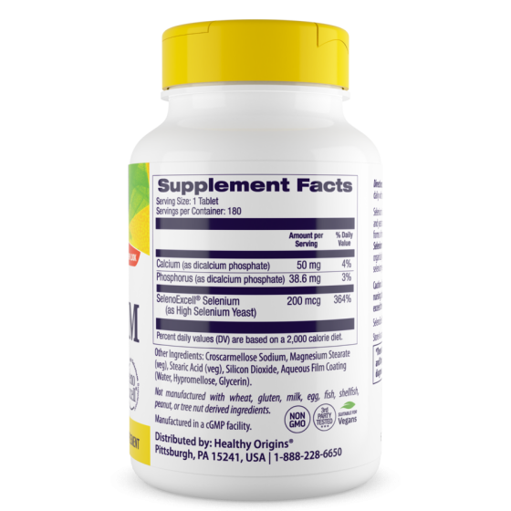 Селен Healthy Origins Seleno Excell 200 мкг 180 таб Київ