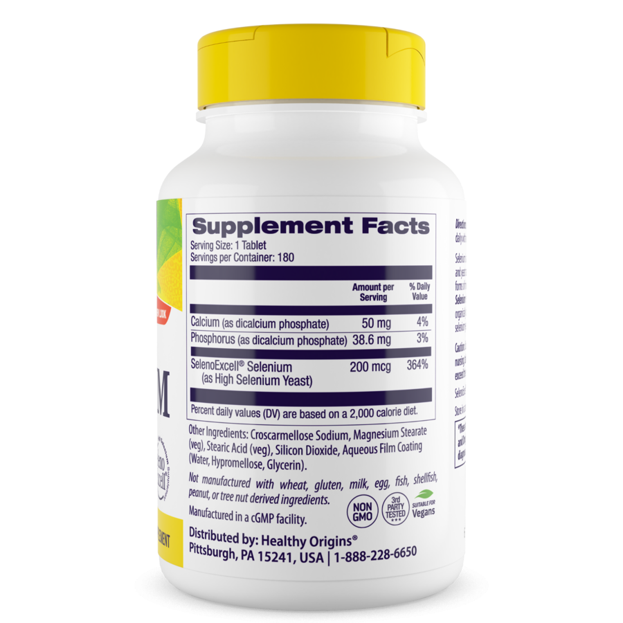 Селен Healthy Origins Seleno Excell 200 мкг 180 таб Київ - фото 2