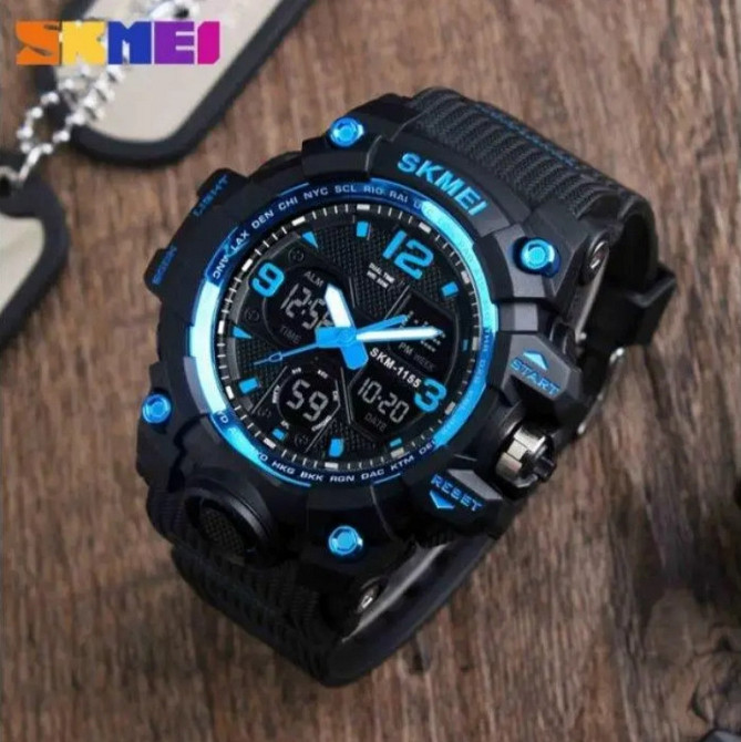 Мужские наручные часы Skmei Hamlet 1155 Синий Киев - изображение 3