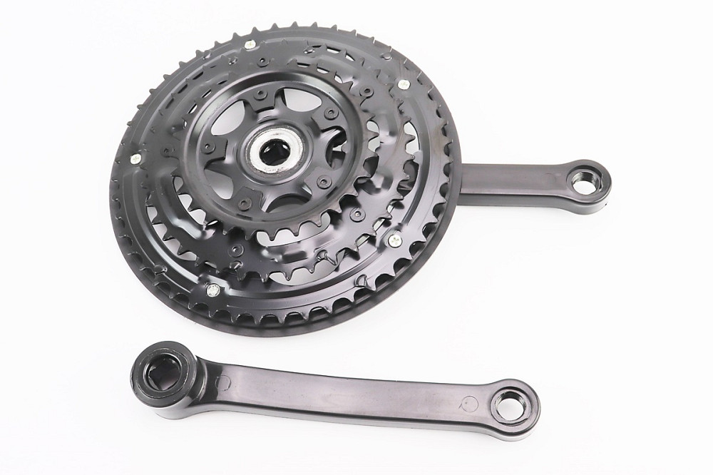 Шатуни "квадрат" 170мм, 48.38.28T MTB, чорні "вузький" BL 01 (можливі потертості) Київ - фото 2