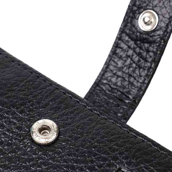 Чоловічий горизонтальний гаманець з натуральної шкіри BOND 22042 Чорний Київ