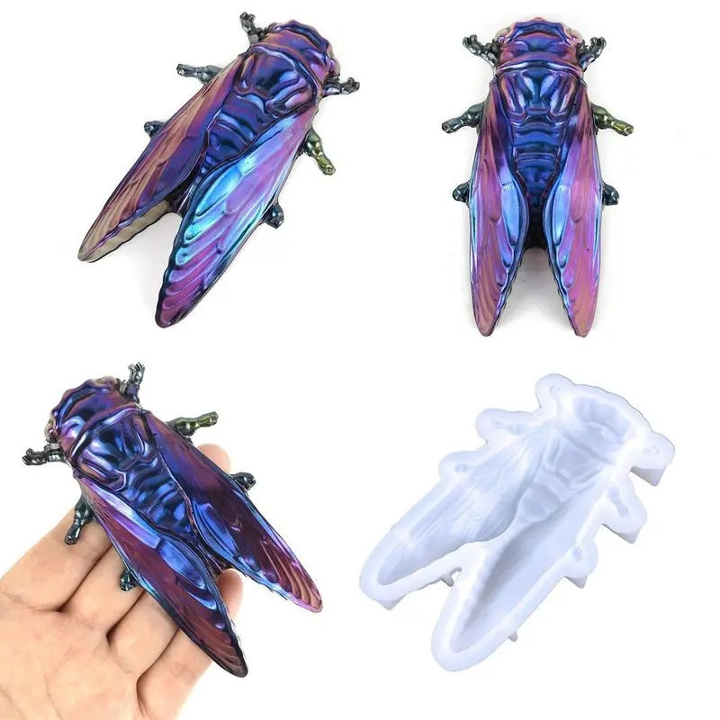 Молд силиконовый Цикада 115 на 75 мм серый Киев - изображение 3