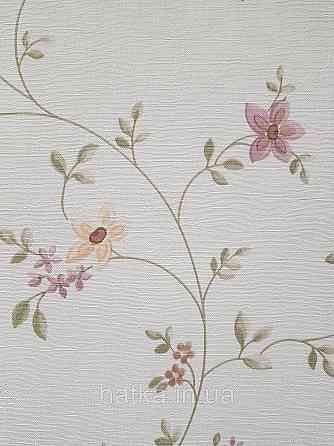 Шпалери вінілові на флізеліні A.S.Creation Maison charme 0.53x10 прованс квіти листя коричневі жовті Київ