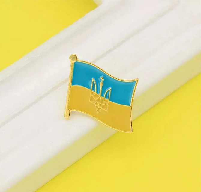 Прапор України значок на одяг Київ - фото 2