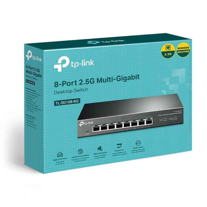 Комутатор TP-Link TL-SG108-M2 ( 13383 ) Харків - фото 1