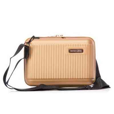 Косметичка Semi Line Бьюти-кейс 4.5L Gold (DAS302638) Винница