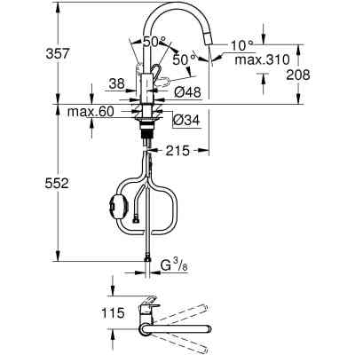 Змішувач Grohe Start Flow (30569000) Вінниця