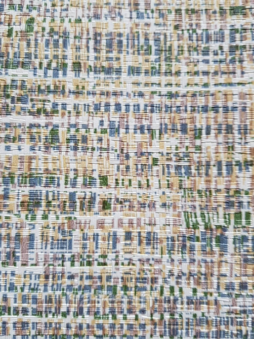 Обои виниловые на флизелине AdaWall Beta1.06х10 под ткань под мешковину зеленые коричневые белые 1111-3 Киев - изображение 3