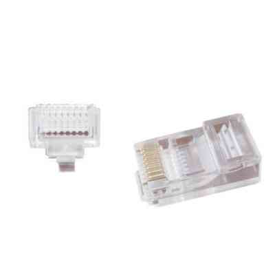 Конектор RJ45 cat.5e UTP 8P8C (наскрізні отв., позолоч. конт.) 100 шт Cablexpert (LC-PTU-01/100) Вінниця