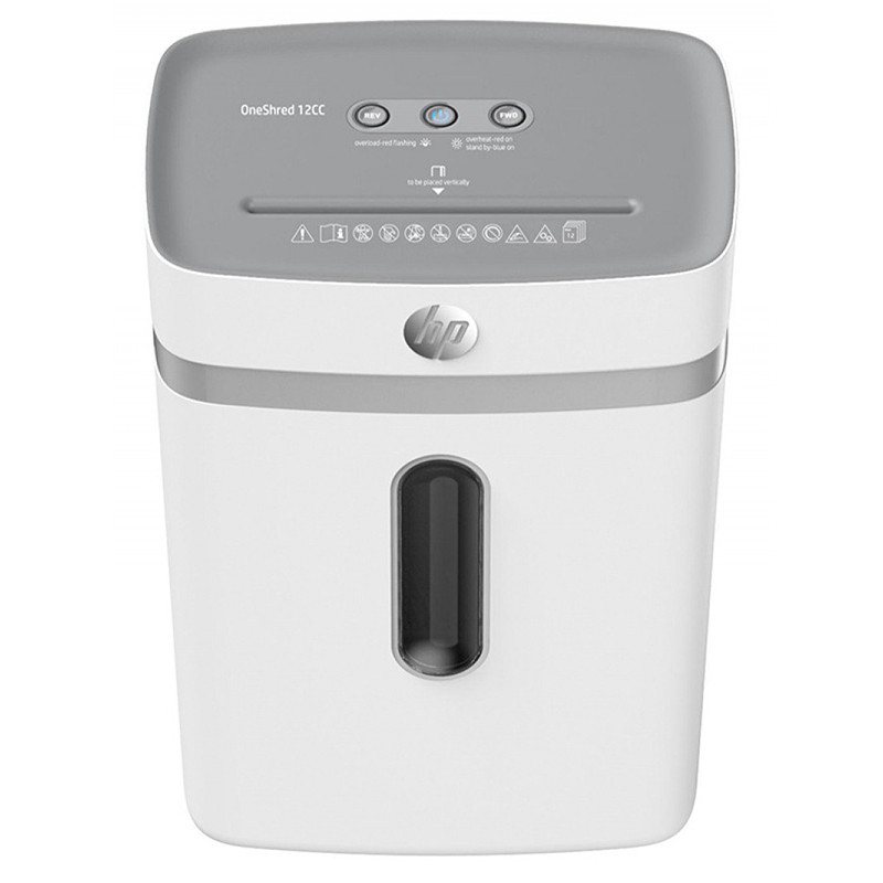 Знищувач документів HP OneShred 12CC, A4, 80g х 12 листів, 4*35, 23 л. P-4 Винница - изображение 1