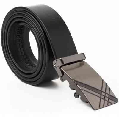 Ремень Vintage Мужской c металлической пряжкой Черный (20208) Винница
