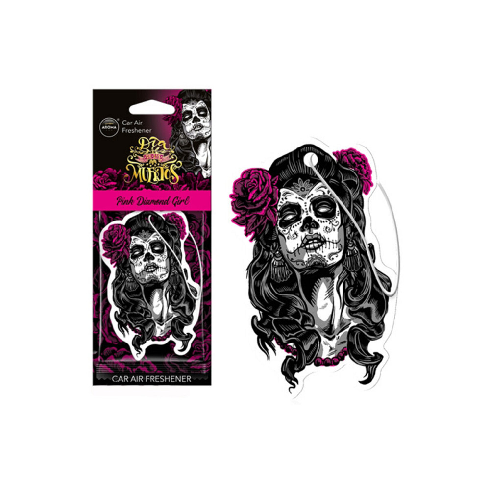 Ароматизатор Aroma Car Cellulose Dia De Los Muertos - Diamond Girl Blue сухий Киев - изображение 1