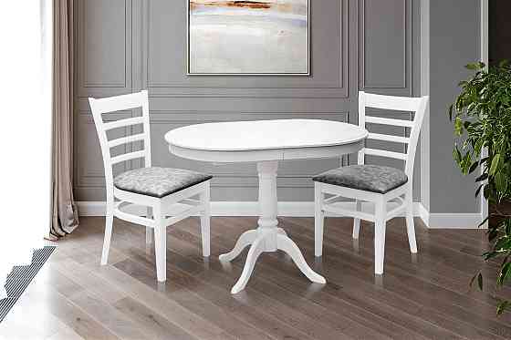 Стіл обідній Анжеліка ( 1000+300 )/680 білий Київ