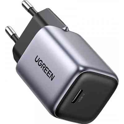 Зарядний пристрій Ugreen 1xUSB 30W (USB-C) Gan PD Nexode Mini + PD cable Grey CD319 (25257) Вінниця
