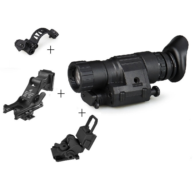 Монокуляр нічного бачення PVS-14 із кріпленнями Mount + кріплення Rhino ріг + кронштейн FMA L4G24 Вінниця - фото 3