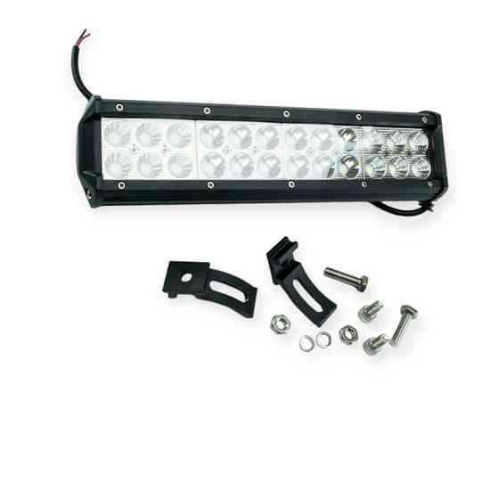 Фара LED прямокутна 300х75х60 (ДВШ) 72W комбінований CREE додаткова Мукачево