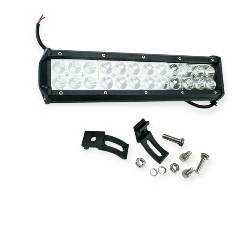 Фара LED прямокутна 300х75х60 (ДВШ) 72W комбінований CREE додаткова Мукачево - фото 1