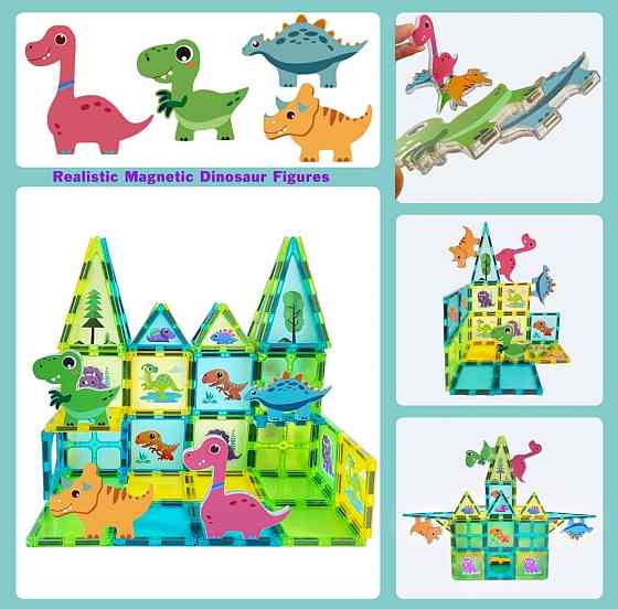Магнітний конструктор динозаври магнитный на подарок. Київ