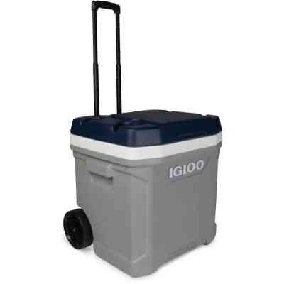 Термобокс Igloo Maxcold Latitude 62 Roller 56 л Grey/Blue (0342233469668) Вінниця