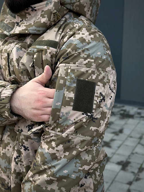 Чоловічий зимовий військовий піксельний бушлат  Winter 5.0 тактичний теплий зимовий бушлат -30 Львів - фото 10