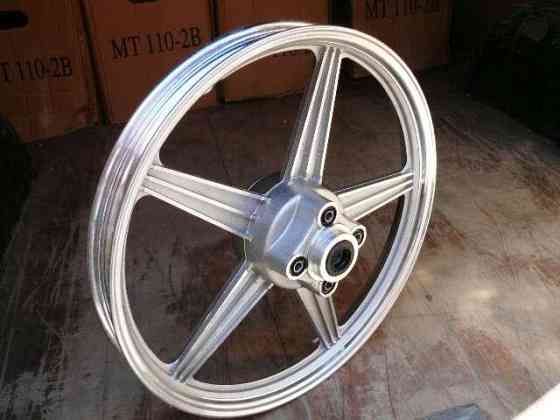 Диск колеса 1,6*18 (зад, барабан) (легкосплавний) мотоцикл 125J (під сайлентблок) Мукачево