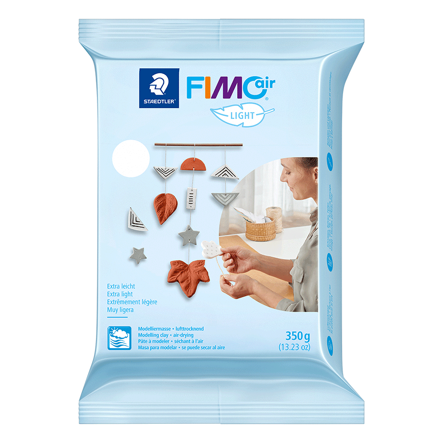 Пластика самозастывающая Light белая 250г Fimo Air 350 Киев - изображение 1
