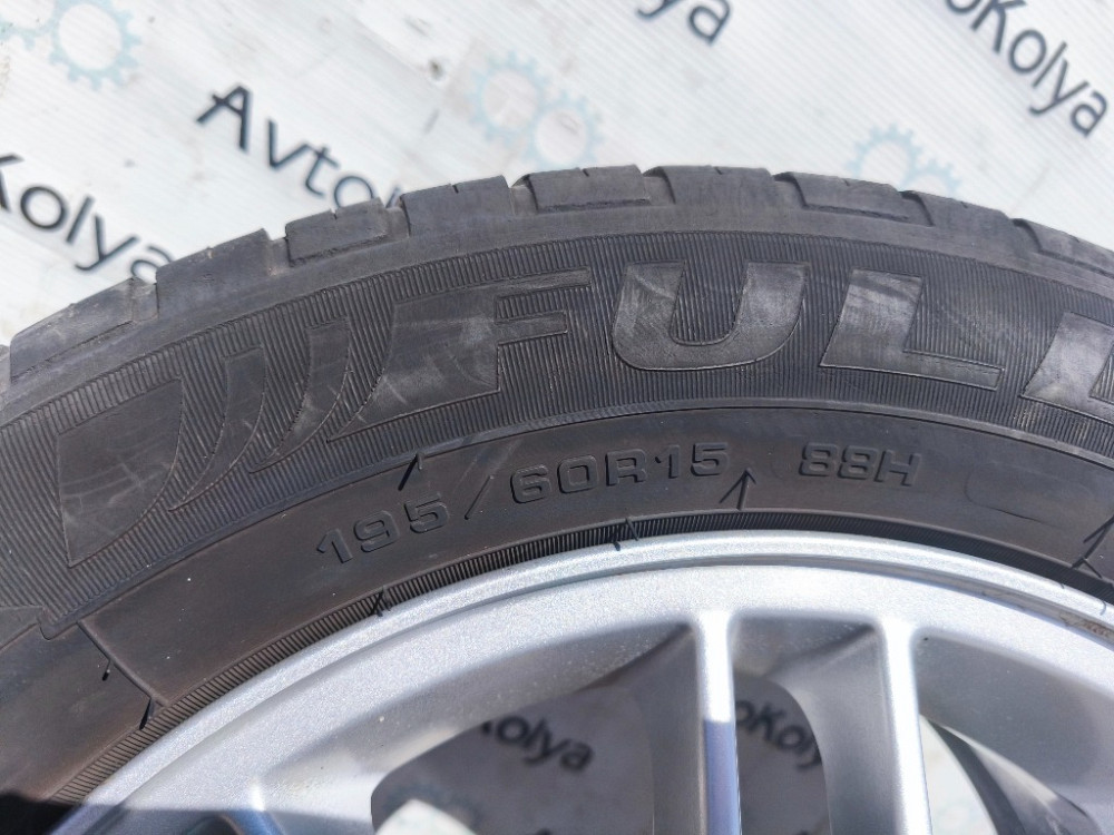 Диск литий з шиною 195/60 R15 Fulda EcoControl HP Ford Fusion комплект Ковель - фото 5