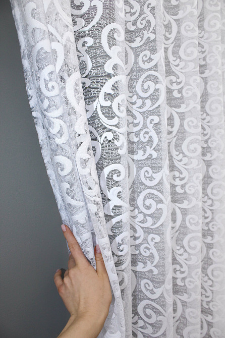 Тюль жаккард, 