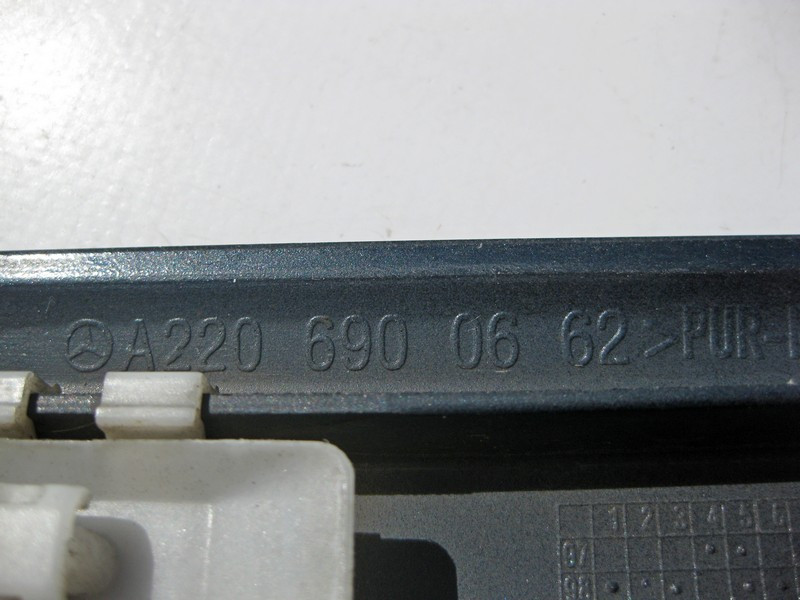 Mercedes-Benz  A2206900662 Молдинг передніх правих дверей з хромом S-Class W220 Одесса - изображение 3