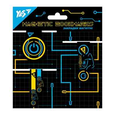 Закладки для книг Yes магнітні Ultrex , 3 шт (707730) Вінниця