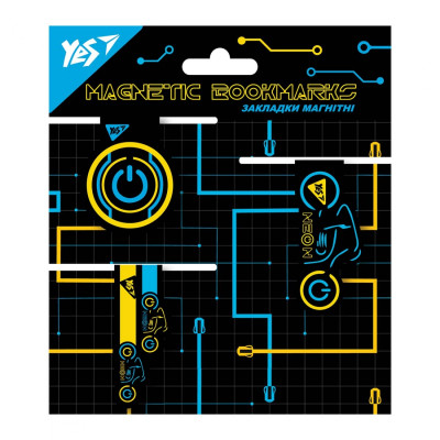 Закладки для книг Yes магнітні Ultrex , 3 шт (707730) Вінниця - фото 1