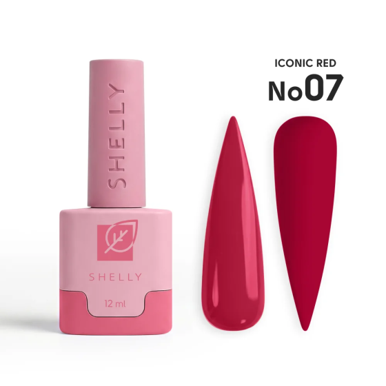 Гель-лак для ногтей 07 Iconic Red Shelly 12 мл Киев