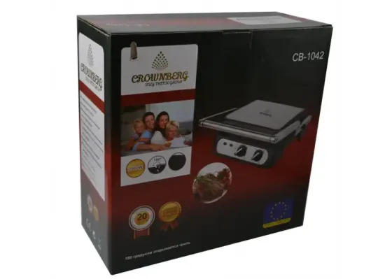 Прижимной контактный электрический гриль Crownberg CB 1042 Коломыя